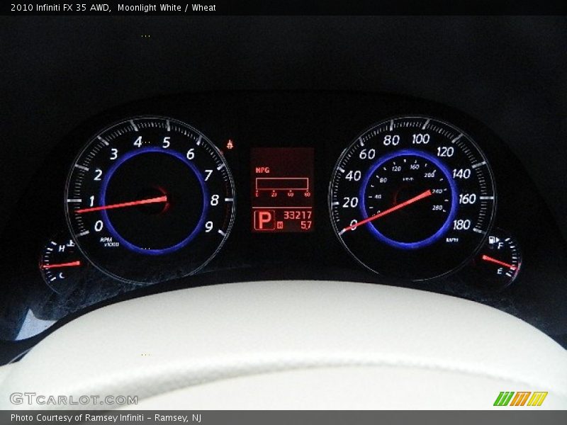  2010 FX 35 AWD 35 AWD Gauges
