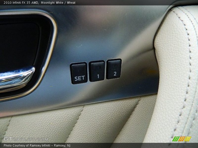 Moonlight White / Wheat 2010 Infiniti FX 35 AWD