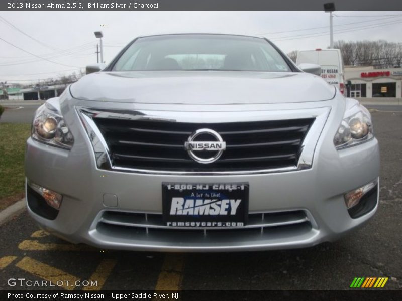 Brilliant Silver / Charcoal 2013 Nissan Altima 2.5 S