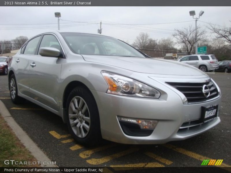 Brilliant Silver / Charcoal 2013 Nissan Altima 2.5 S