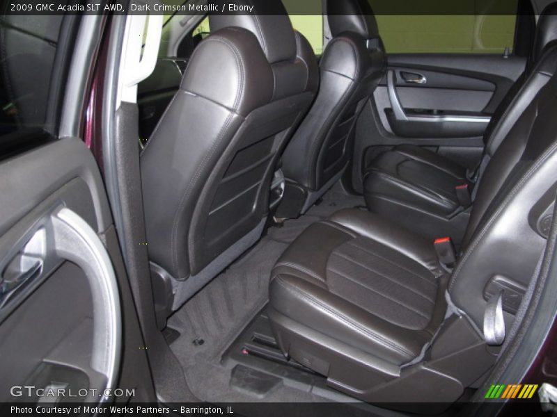 Dark Crimson Metallic / Ebony 2009 GMC Acadia SLT AWD