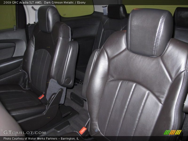 Dark Crimson Metallic / Ebony 2009 GMC Acadia SLT AWD