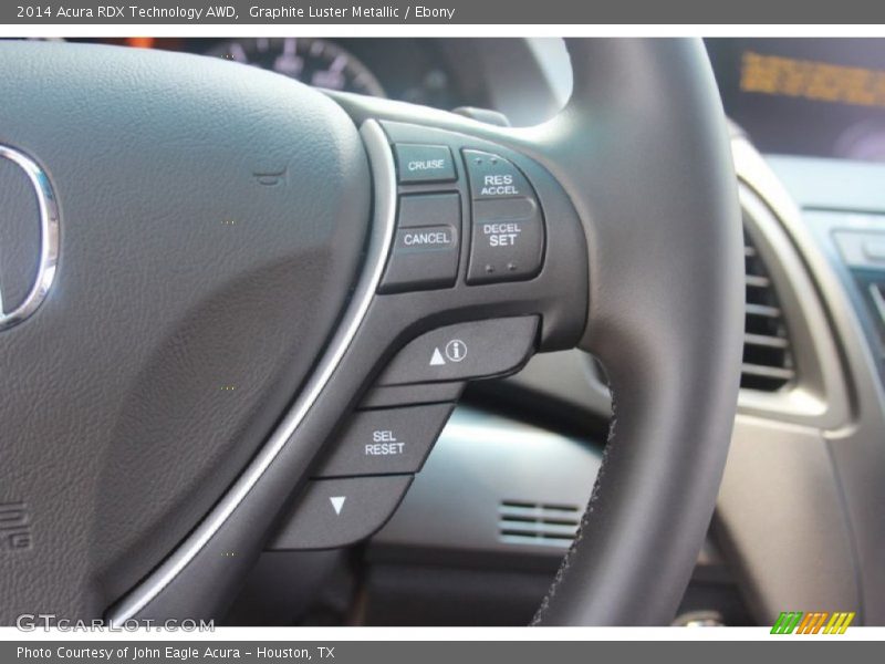 Graphite Luster Metallic / Ebony 2014 Acura RDX Technology AWD