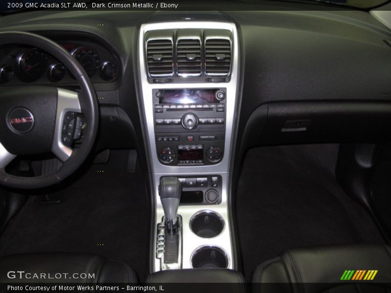 Dark Crimson Metallic / Ebony 2009 GMC Acadia SLT AWD