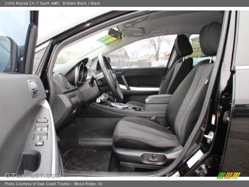 Brilliant Black / Black 2009 Mazda CX-7 Sport AWD