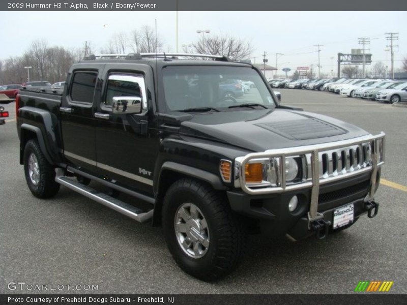 Black / Ebony/Pewter 2009 Hummer H3 T Alpha