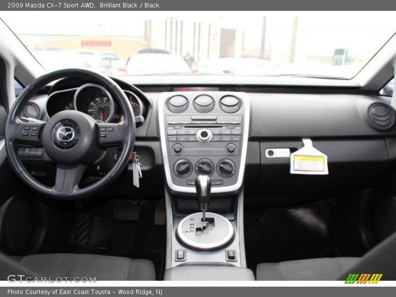Brilliant Black / Black 2009 Mazda CX-7 Sport AWD