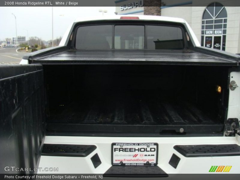 White / Beige 2008 Honda Ridgeline RTL