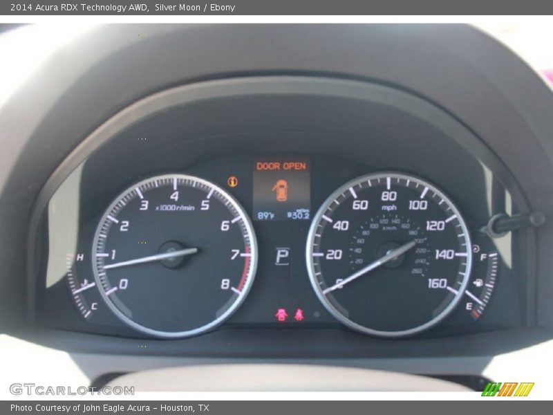 Silver Moon / Ebony 2014 Acura RDX Technology AWD