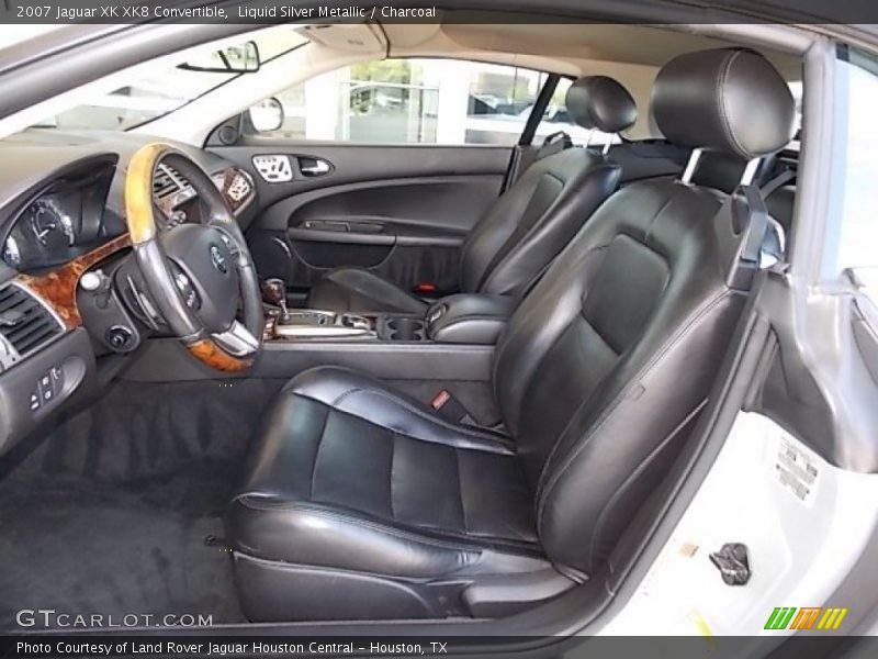 Liquid Silver Metallic / Charcoal 2007 Jaguar XK XK8 Convertible