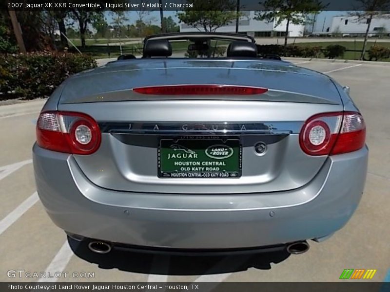 Liquid Silver Metallic / Charcoal 2007 Jaguar XK XK8 Convertible