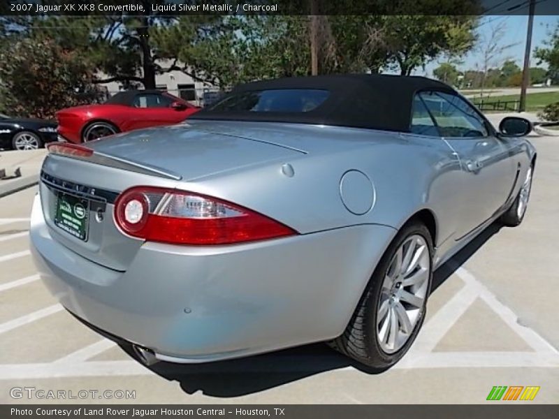 Liquid Silver Metallic / Charcoal 2007 Jaguar XK XK8 Convertible