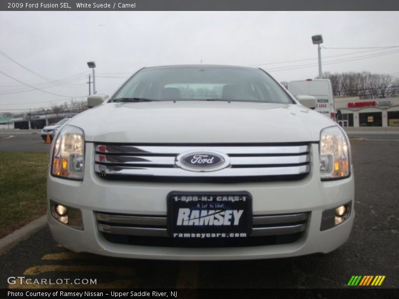 White Suede / Camel 2009 Ford Fusion SEL