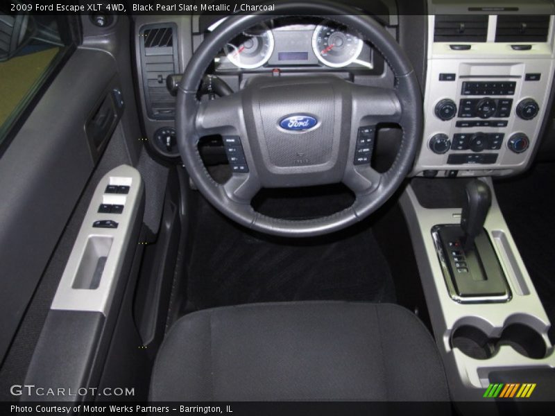 Black Pearl Slate Metallic / Charcoal 2009 Ford Escape XLT 4WD