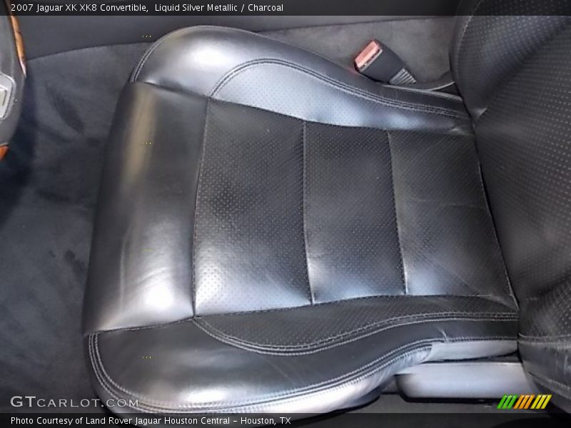 Liquid Silver Metallic / Charcoal 2007 Jaguar XK XK8 Convertible