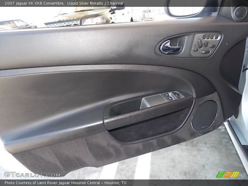 Liquid Silver Metallic / Charcoal 2007 Jaguar XK XK8 Convertible