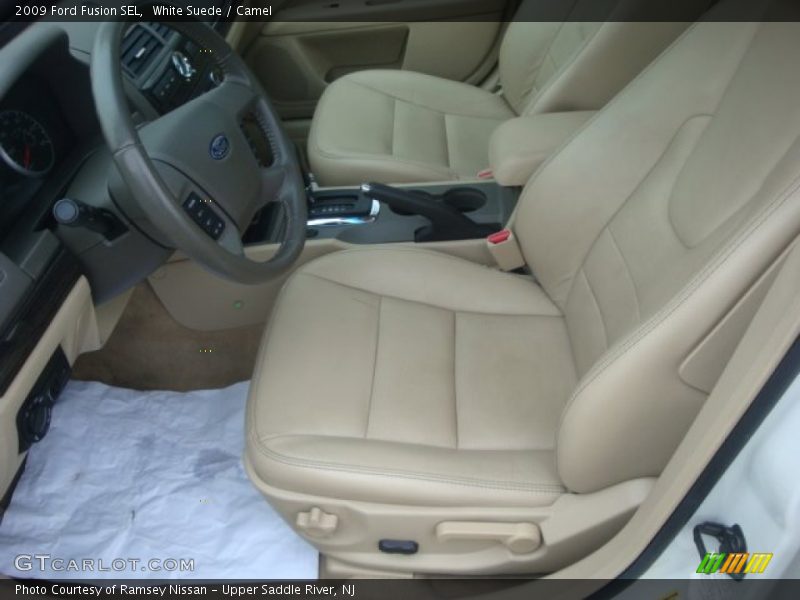 White Suede / Camel 2009 Ford Fusion SEL
