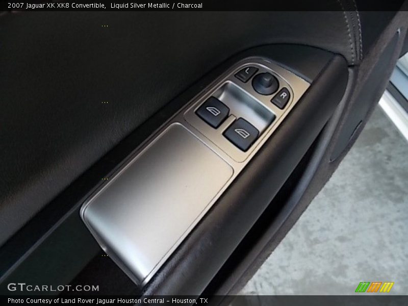 Liquid Silver Metallic / Charcoal 2007 Jaguar XK XK8 Convertible