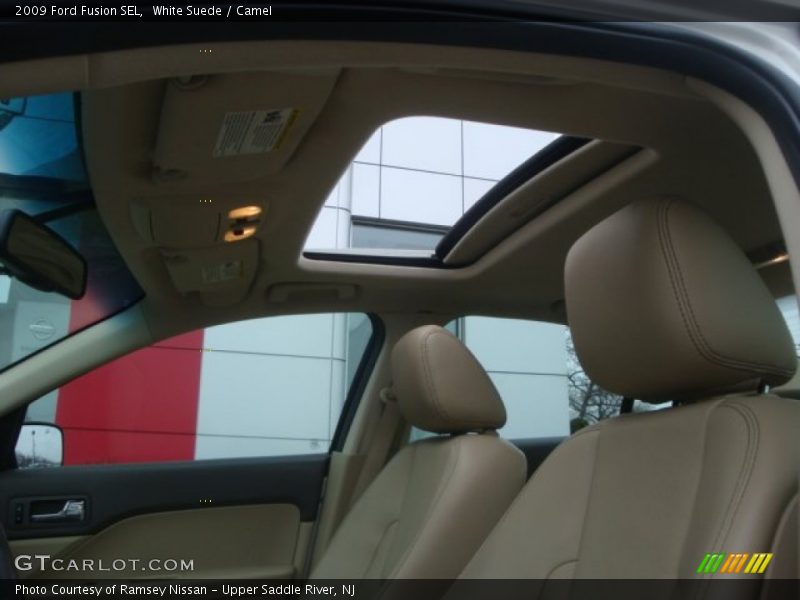 White Suede / Camel 2009 Ford Fusion SEL