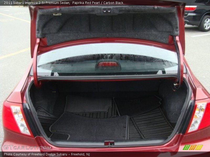 Paprika Red Pearl / Carbon Black 2011 Subaru Impreza 2.5i Premium Sedan