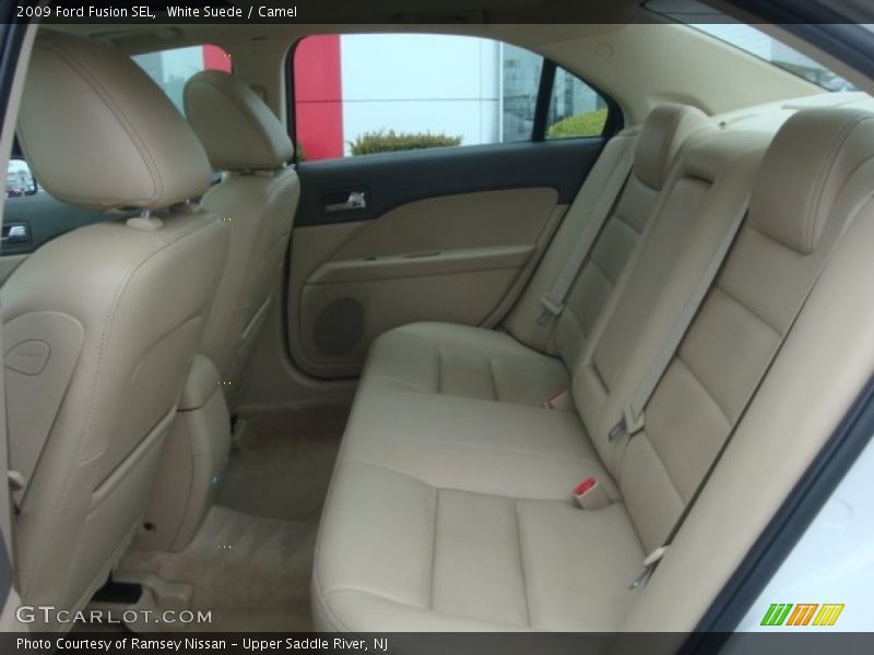 White Suede / Camel 2009 Ford Fusion SEL