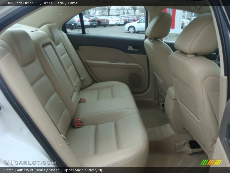 White Suede / Camel 2009 Ford Fusion SEL