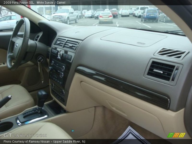 White Suede / Camel 2009 Ford Fusion SEL