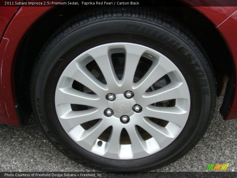 Paprika Red Pearl / Carbon Black 2011 Subaru Impreza 2.5i Premium Sedan