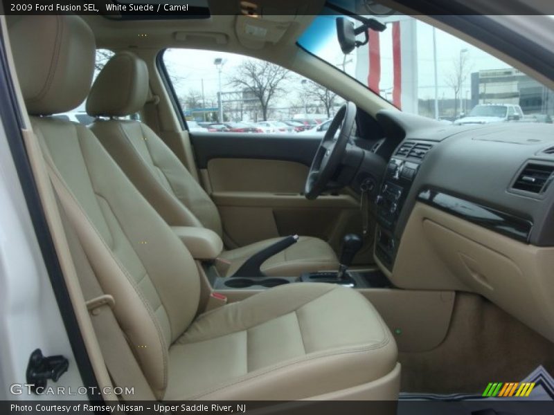 White Suede / Camel 2009 Ford Fusion SEL