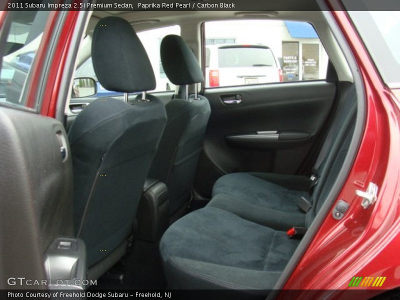 Paprika Red Pearl / Carbon Black 2011 Subaru Impreza 2.5i Premium Sedan