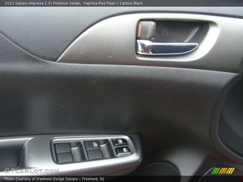Paprika Red Pearl / Carbon Black 2011 Subaru Impreza 2.5i Premium Sedan