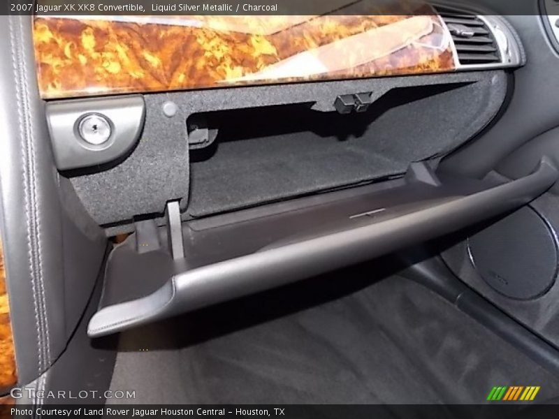 Liquid Silver Metallic / Charcoal 2007 Jaguar XK XK8 Convertible