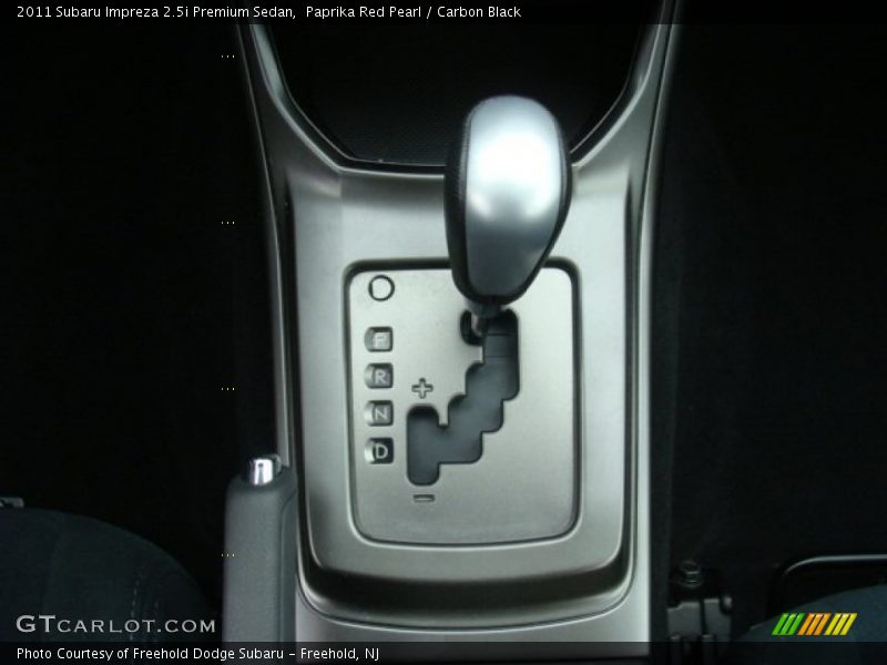 Paprika Red Pearl / Carbon Black 2011 Subaru Impreza 2.5i Premium Sedan