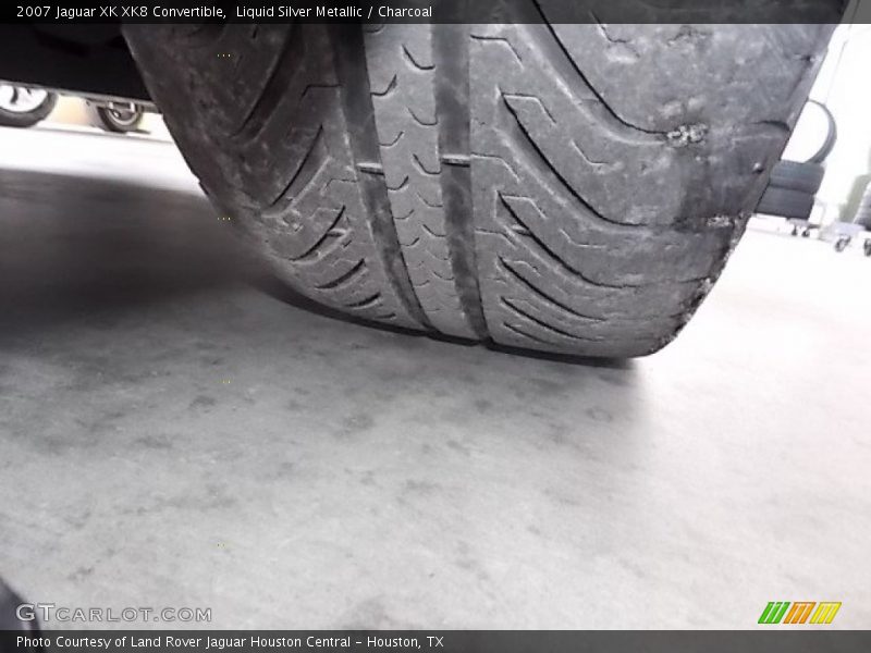 Liquid Silver Metallic / Charcoal 2007 Jaguar XK XK8 Convertible