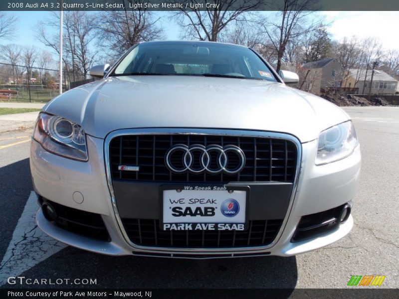 Light Silver Metallic / Light Gray 2008 Audi A4 3.2 Quattro S-Line Sedan