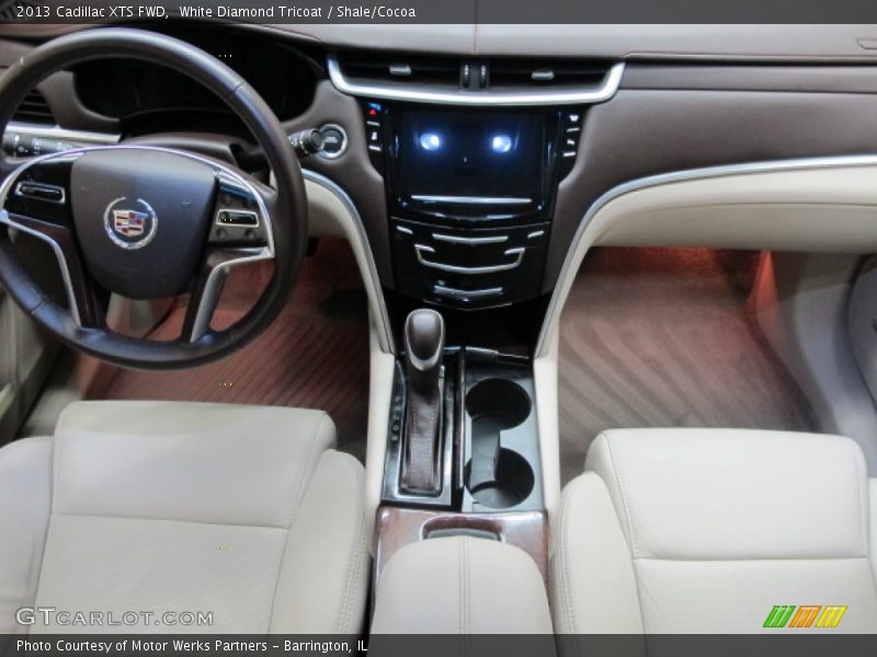White Diamond Tricoat / Shale/Cocoa 2013 Cadillac XTS FWD