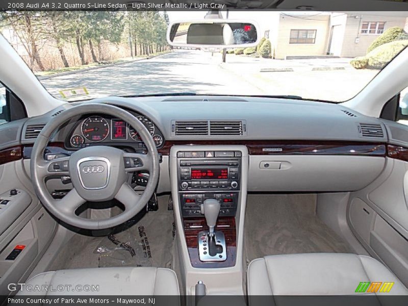 Light Silver Metallic / Light Gray 2008 Audi A4 3.2 Quattro S-Line Sedan