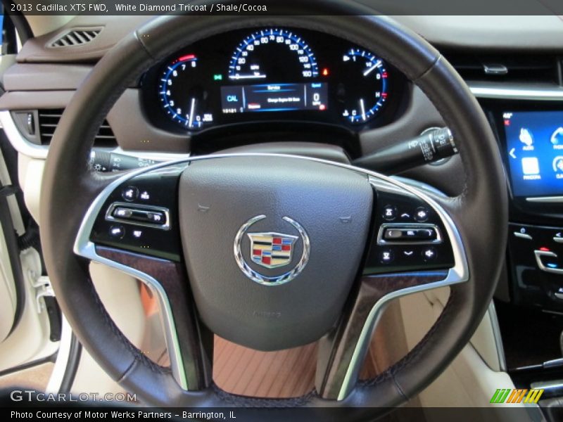White Diamond Tricoat / Shale/Cocoa 2013 Cadillac XTS FWD