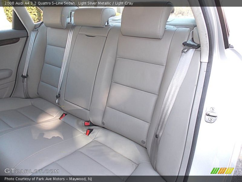 Light Silver Metallic / Light Gray 2008 Audi A4 3.2 Quattro S-Line Sedan