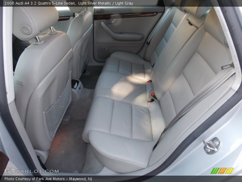 Light Silver Metallic / Light Gray 2008 Audi A4 3.2 Quattro S-Line Sedan