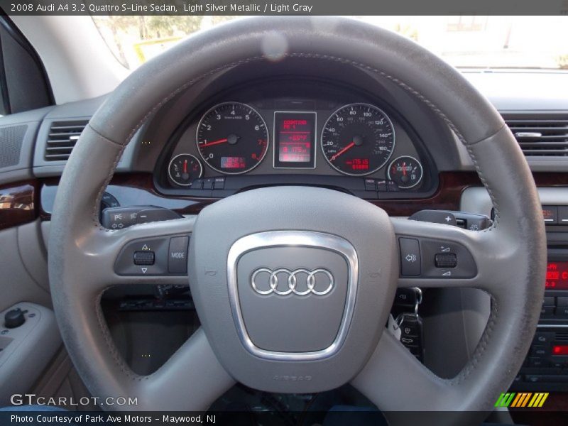Light Silver Metallic / Light Gray 2008 Audi A4 3.2 Quattro S-Line Sedan