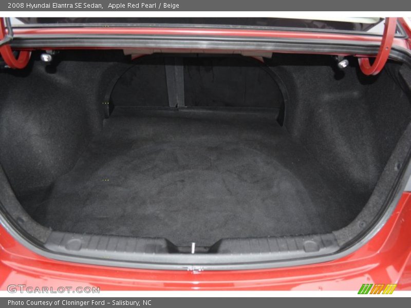 Apple Red Pearl / Beige 2008 Hyundai Elantra SE Sedan