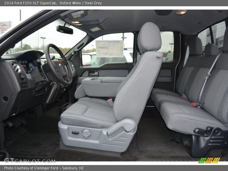  2014 F150 XLT SuperCab Steel Grey Interior