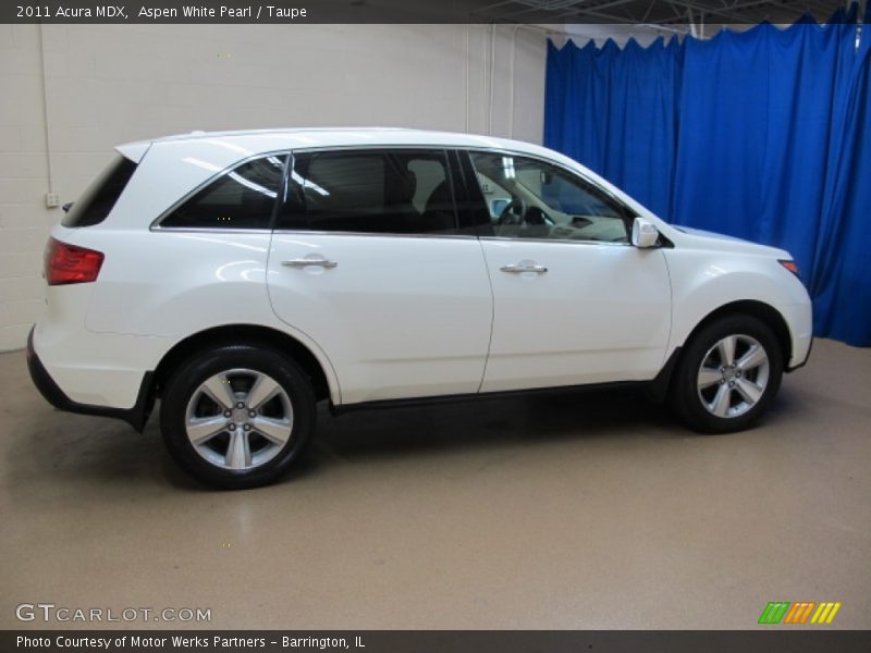 Aspen White Pearl / Taupe 2011 Acura MDX