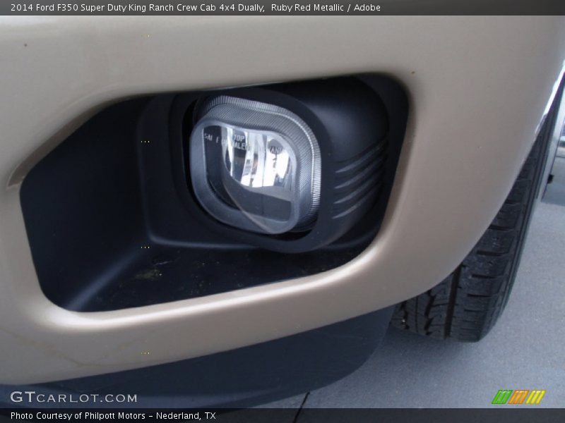 Ruby Red Metallic / Adobe 2014 Ford F350 Super Duty King Ranch Crew Cab 4x4 Dually