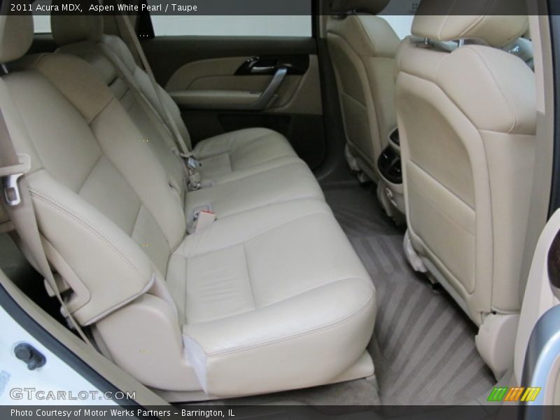 Aspen White Pearl / Taupe 2011 Acura MDX