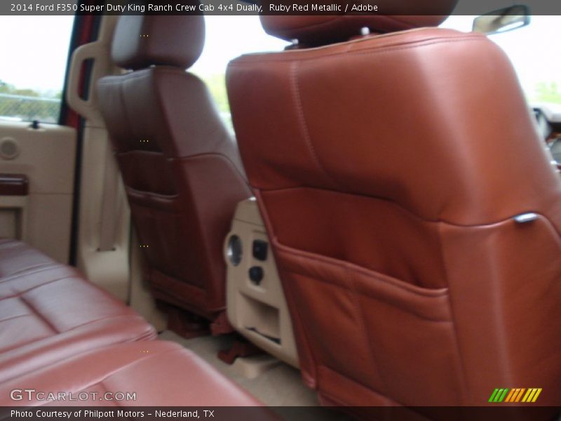 Ruby Red Metallic / Adobe 2014 Ford F350 Super Duty King Ranch Crew Cab 4x4 Dually