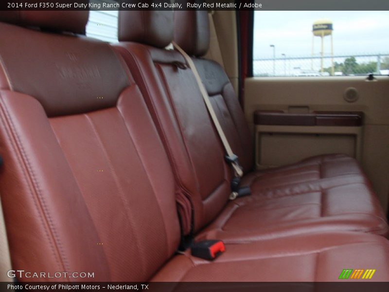 Ruby Red Metallic / Adobe 2014 Ford F350 Super Duty King Ranch Crew Cab 4x4 Dually