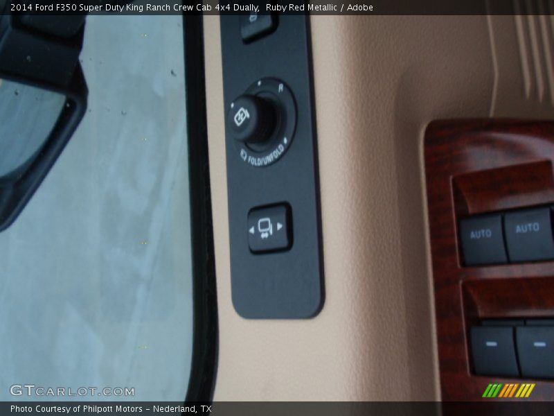 Ruby Red Metallic / Adobe 2014 Ford F350 Super Duty King Ranch Crew Cab 4x4 Dually