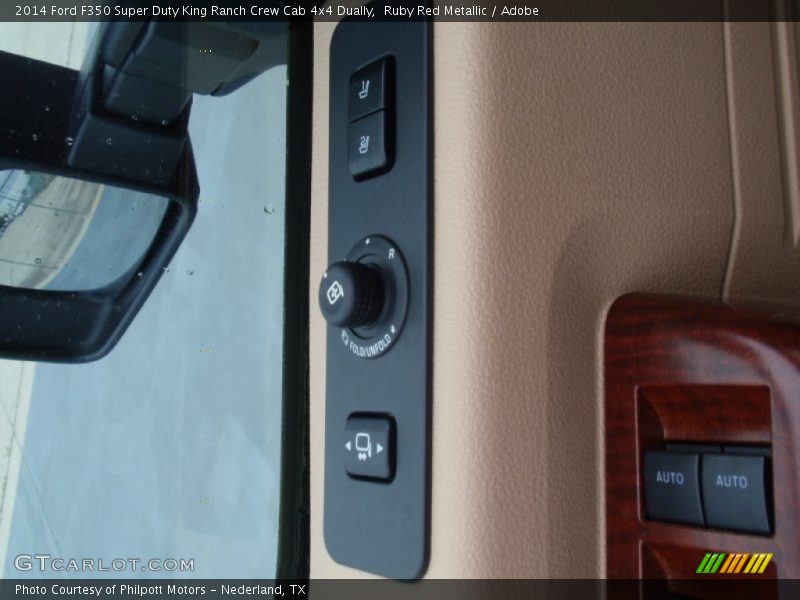 Ruby Red Metallic / Adobe 2014 Ford F350 Super Duty King Ranch Crew Cab 4x4 Dually